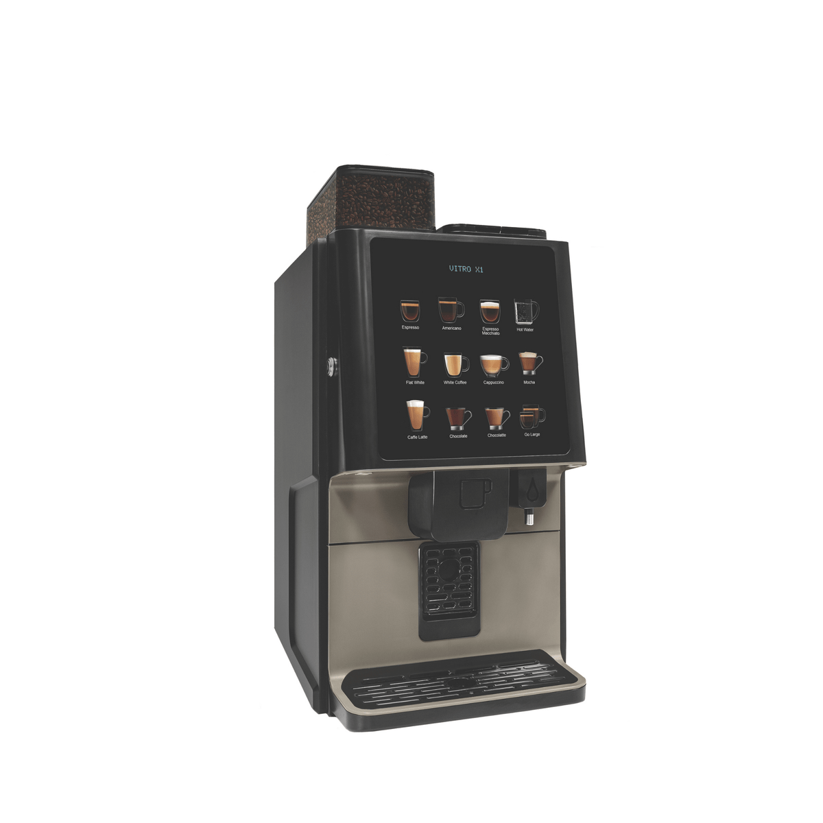 Coffetek Vitro X1 MIA Double Bean with Smart Milk Fridge - Bean to Cup Coffee Machine by Coffetek – Pro Coffee Machine