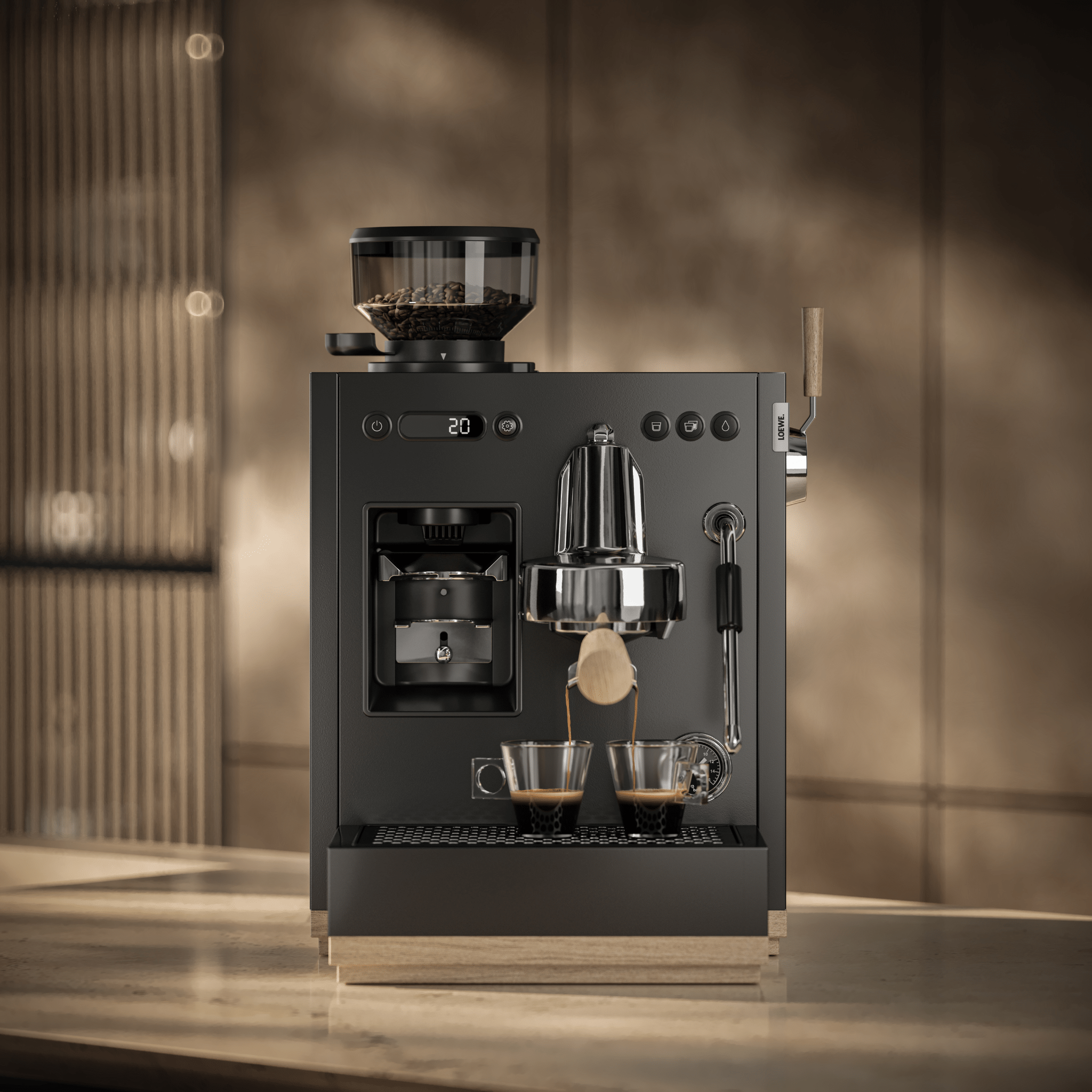 Loewe Aura Pure - Bean To Cup Coffee Machine by Loewe – Pro Coffee Machine