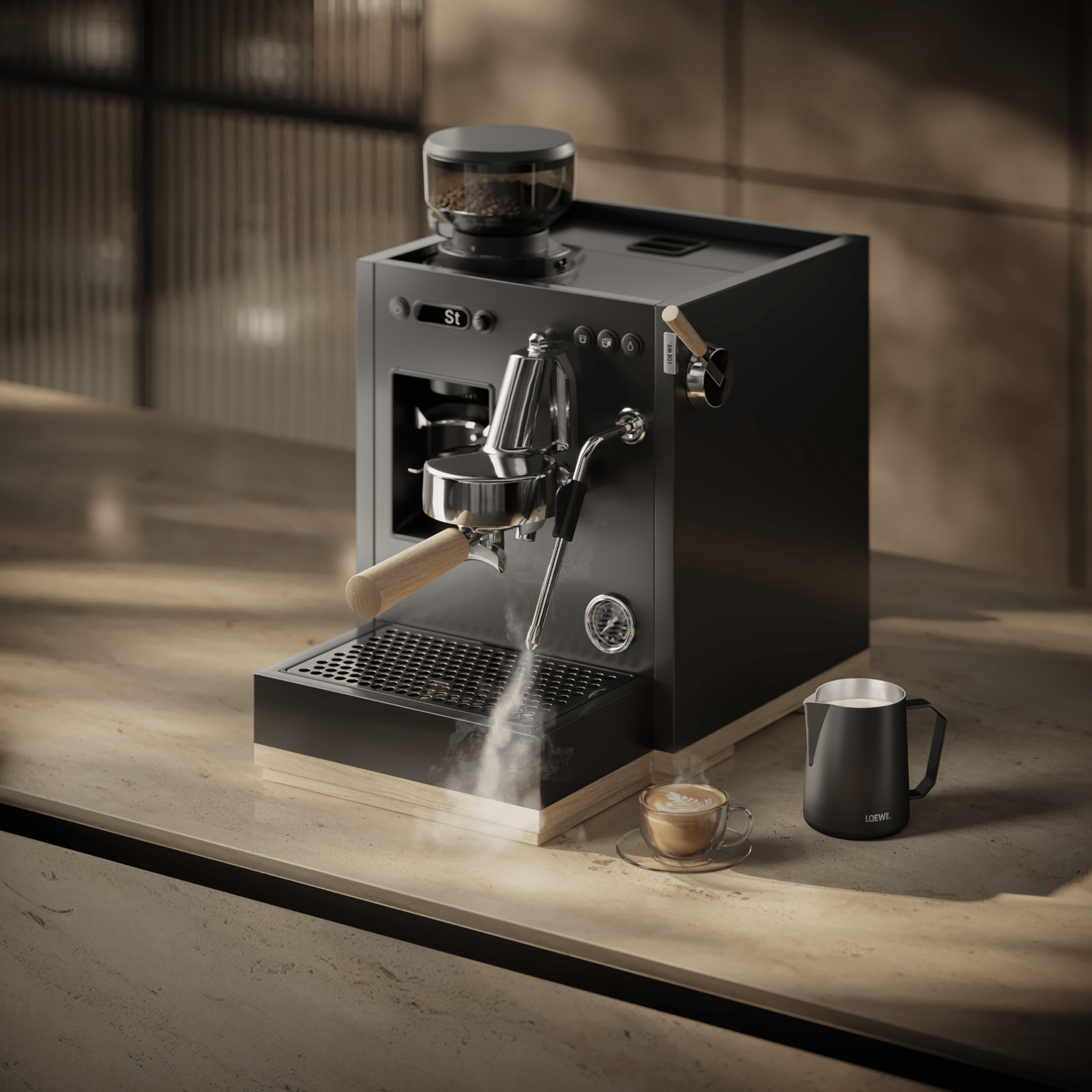 Loewe Aura Pure - Bean To Cup Coffee Machine by Loewe – Pro Coffee Machine