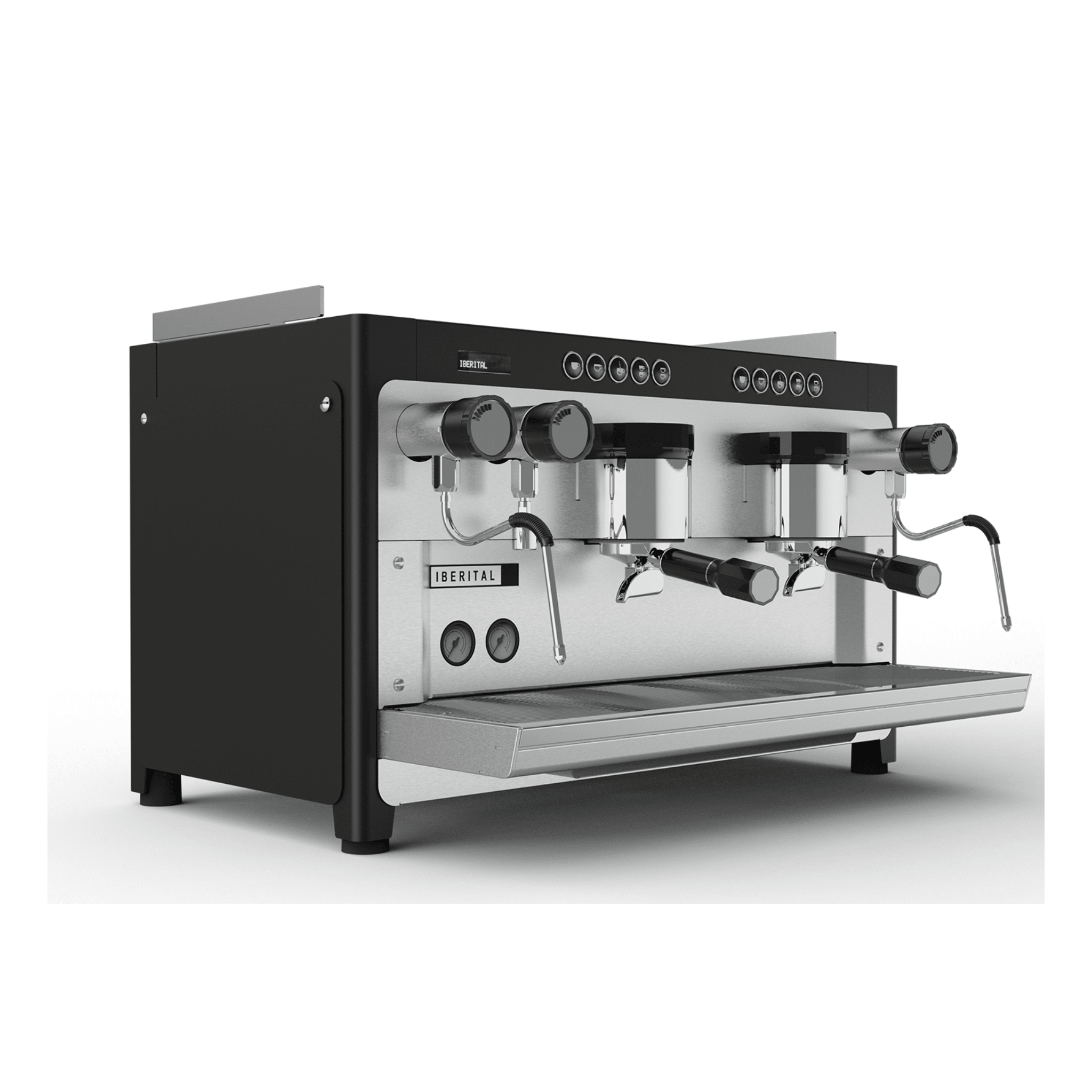 Iberital Tandem with Display 2 Group Commercial Espresso Machine by Iberital – Pro Coffee Machine