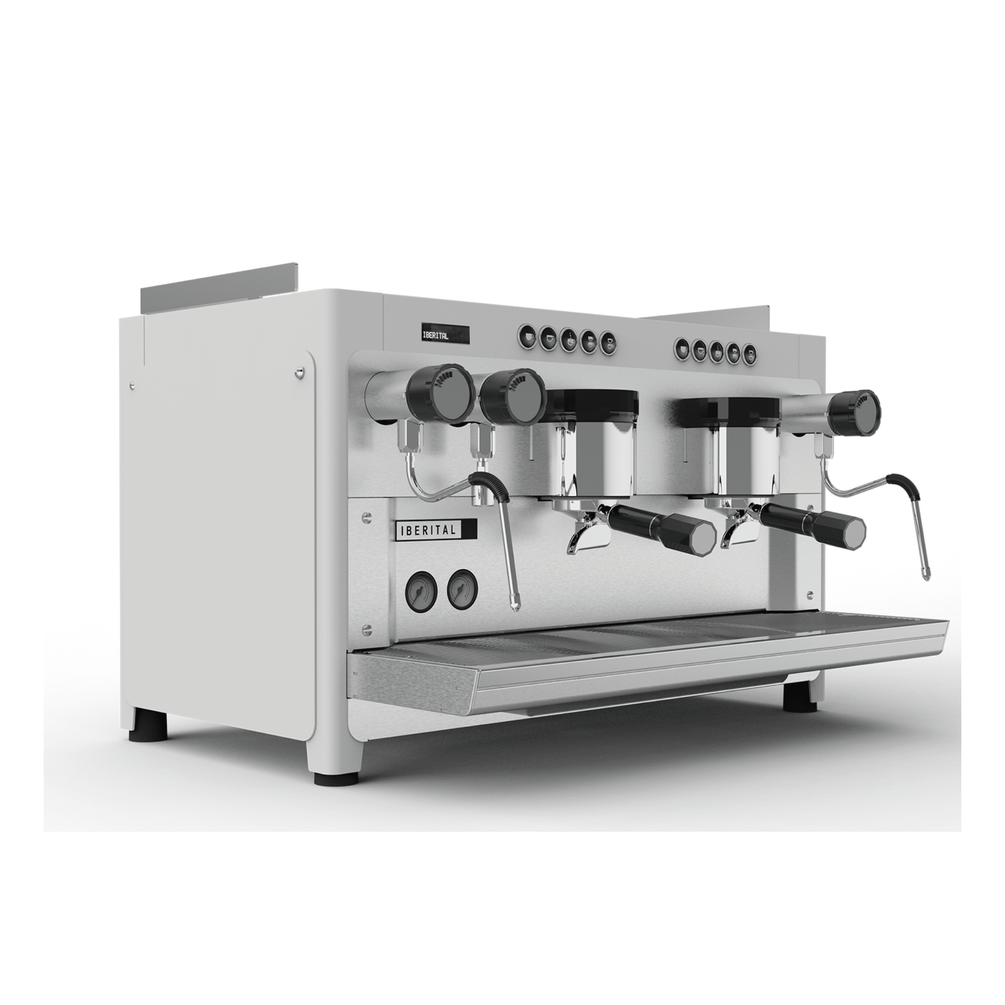Iberital Tandem with Display 2 Group Commercial Espresso Machine by Iberital – Pro Coffee Machine