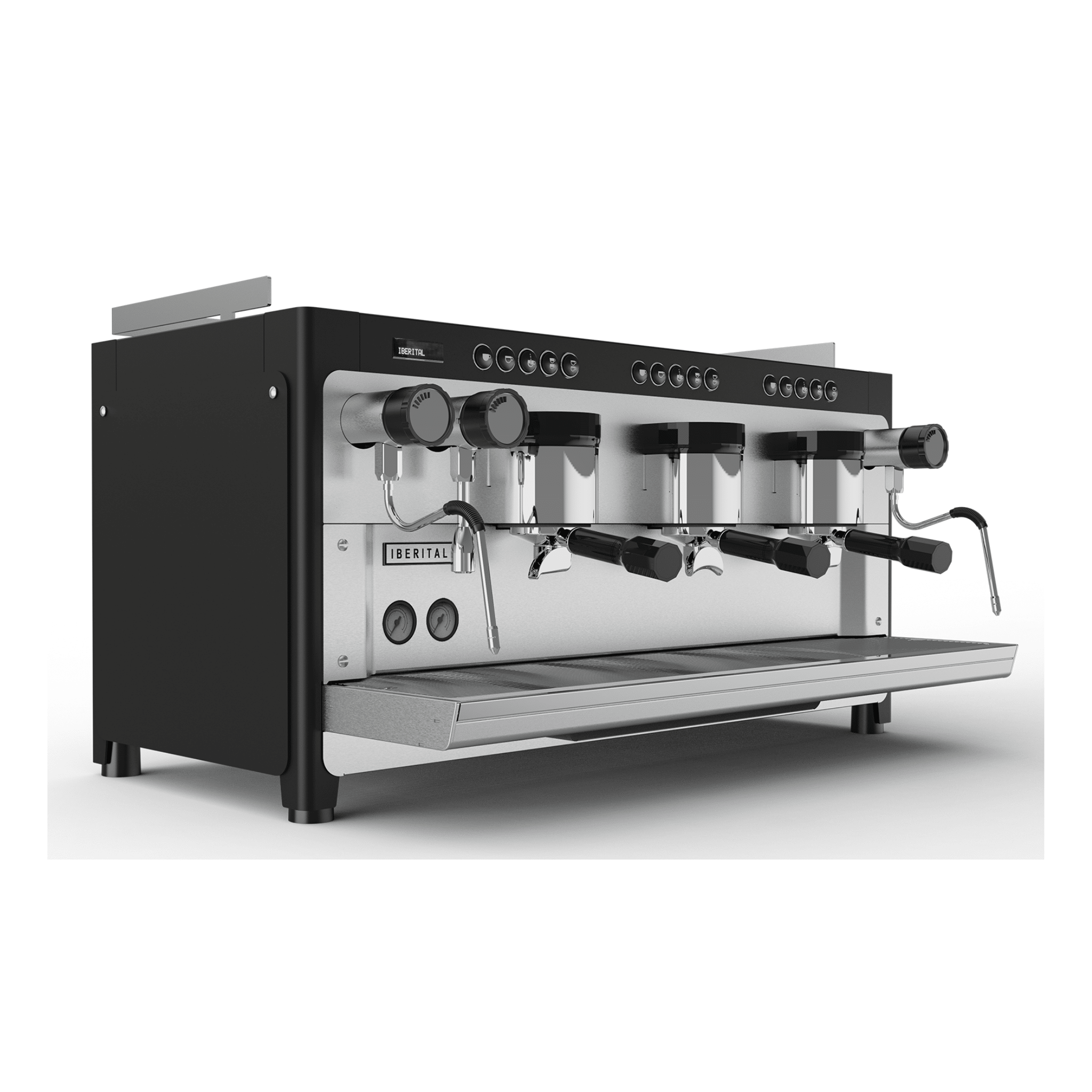 Iberital Tandem with Display 3 Group Commercial Espresso Machine by Iberital – Pro Coffee Machine